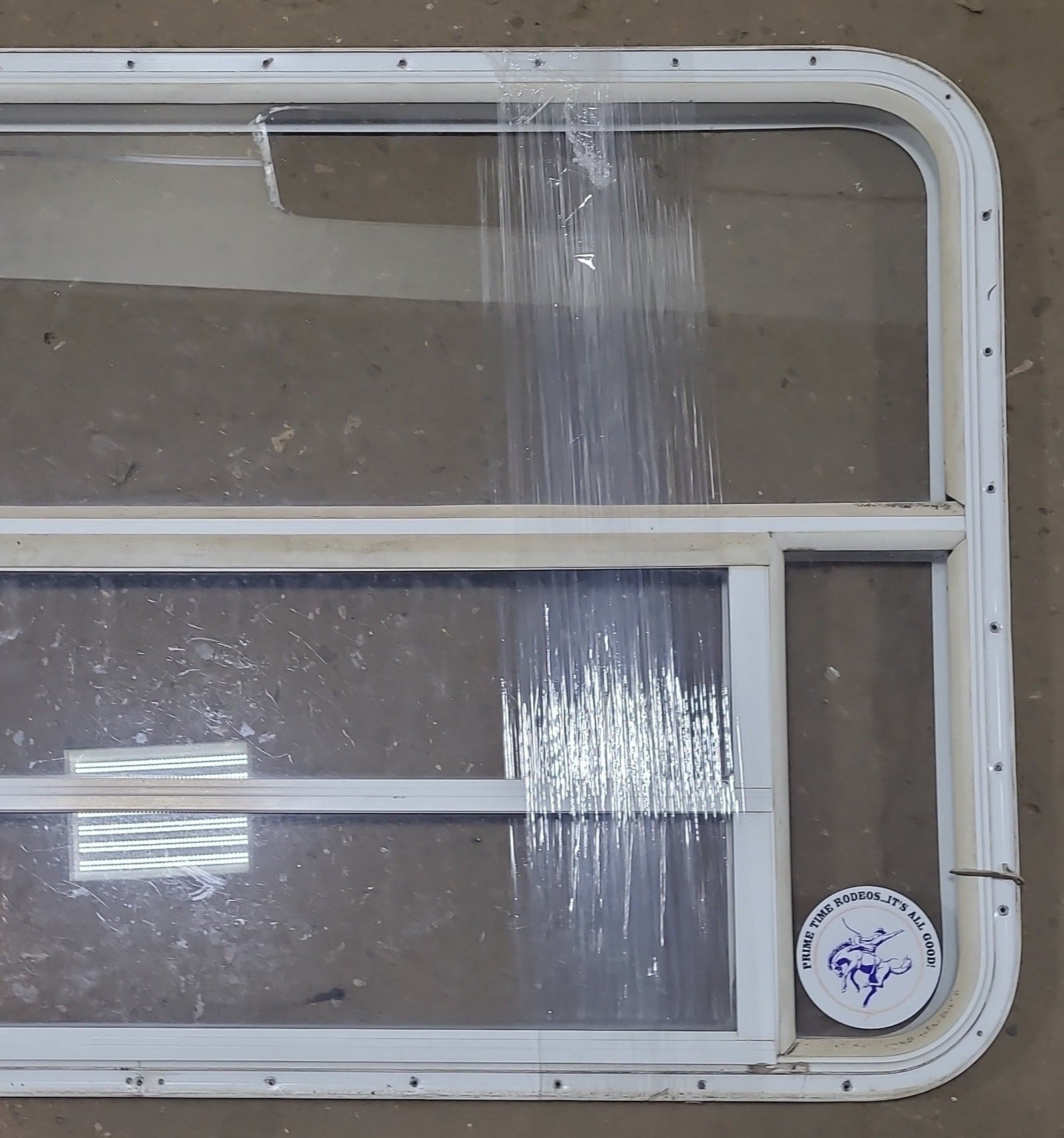 Used White Radius Opening Window : 47 3/4