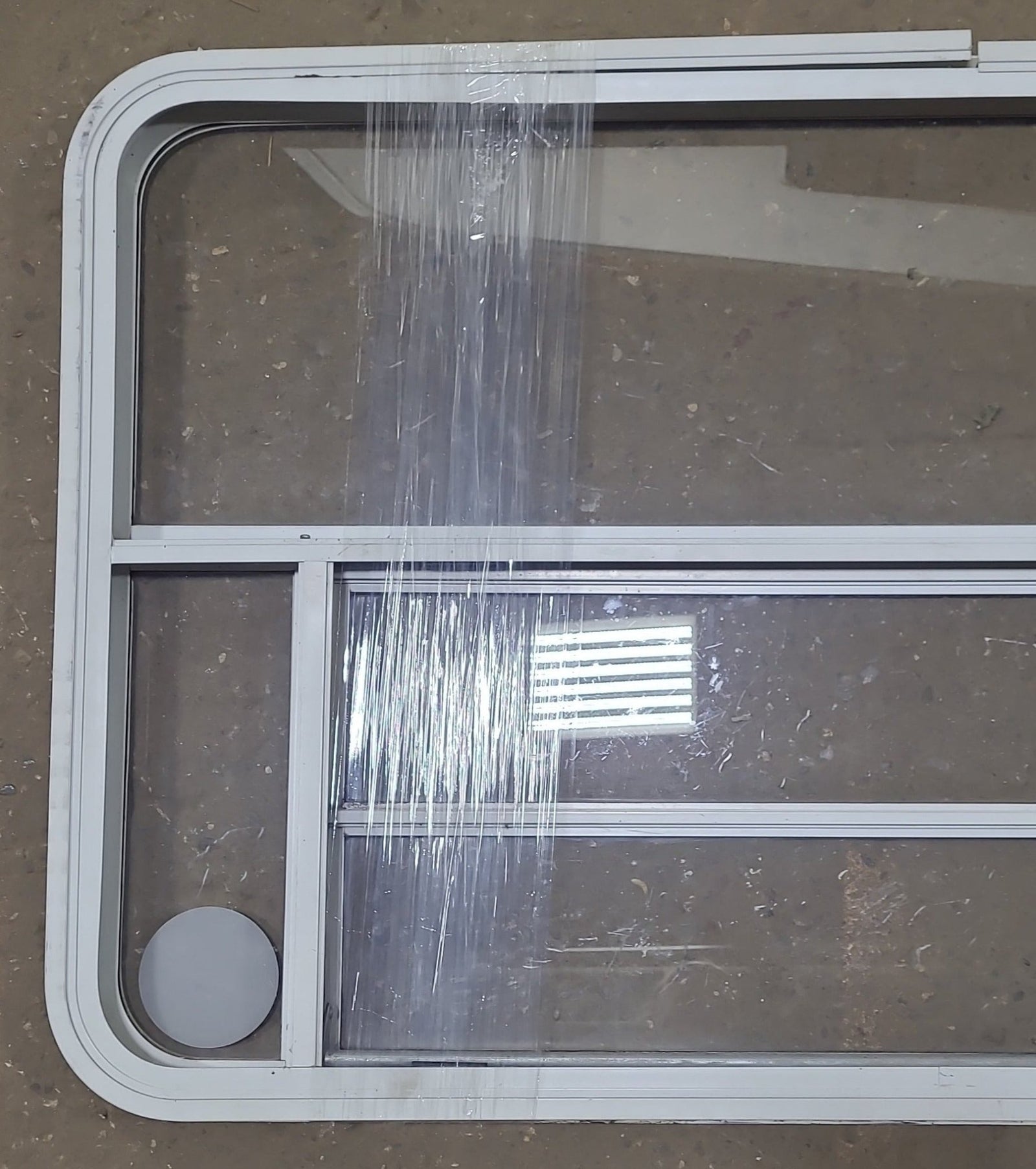 Used White Radius Opening Window : 47 3/4