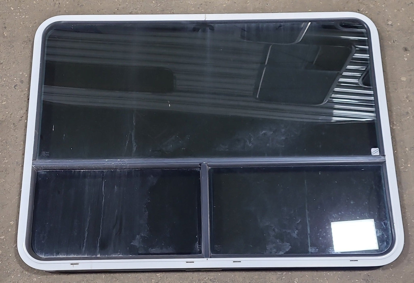 Used White Radius Opening Window : 48 1/4