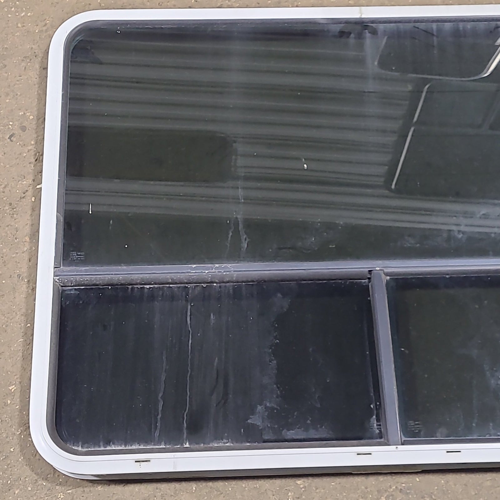 Used White Radius Opening Window : 48 1/4