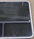 Used White Radius Opening Window : 48 1/4" W x 35 3/4" H x 1 3/4" D - Young Farts RV Parts