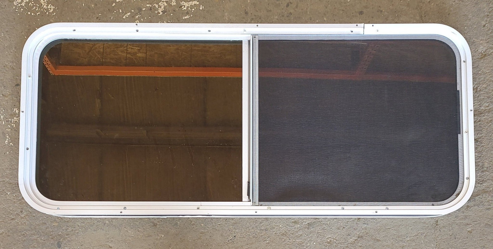 Used White Radius Opening Window : 48