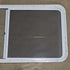 Used White Radius Opening Window : 54 1/4" W x 25 3/4" H x 1 3/4" D - Young Farts RV Parts