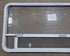 Used White Radius Opening Window : 59 1/2" W x 25 3/4" H x 1 7/8" D - Young Farts RV Parts