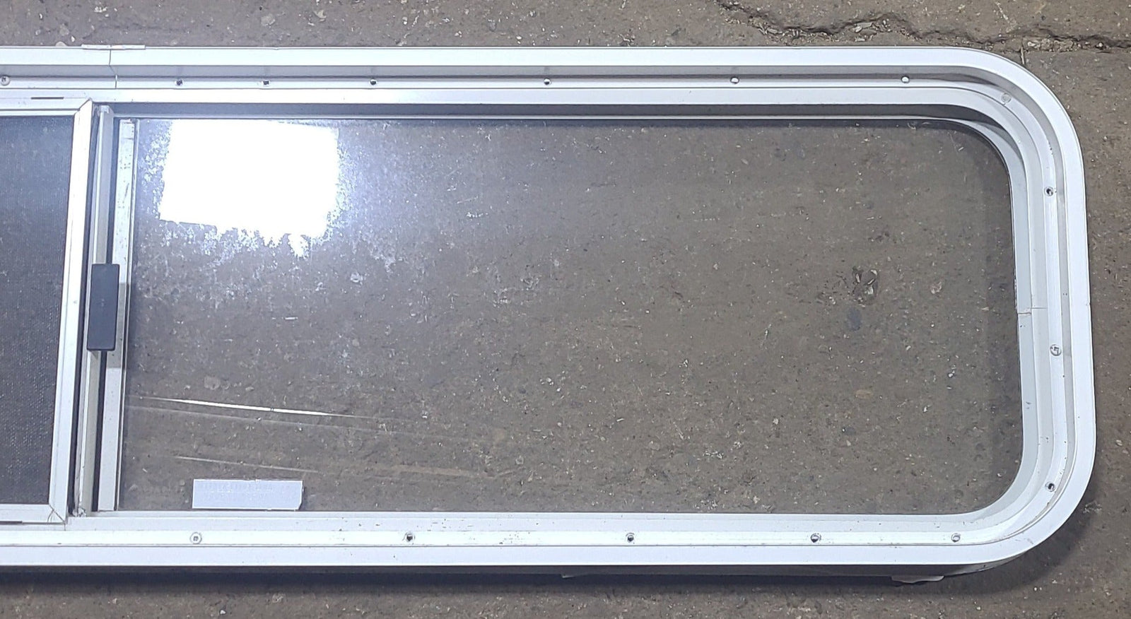 Used White Radius Opening Window : 59 1/4