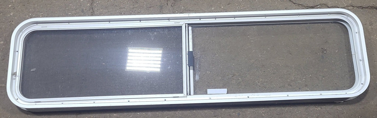 Used White Radius Opening Window : 59 1/4
