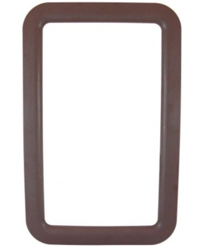 Valterra A77009 Entry Door Window Exterior Frame, Brown - Young Farts RV Parts