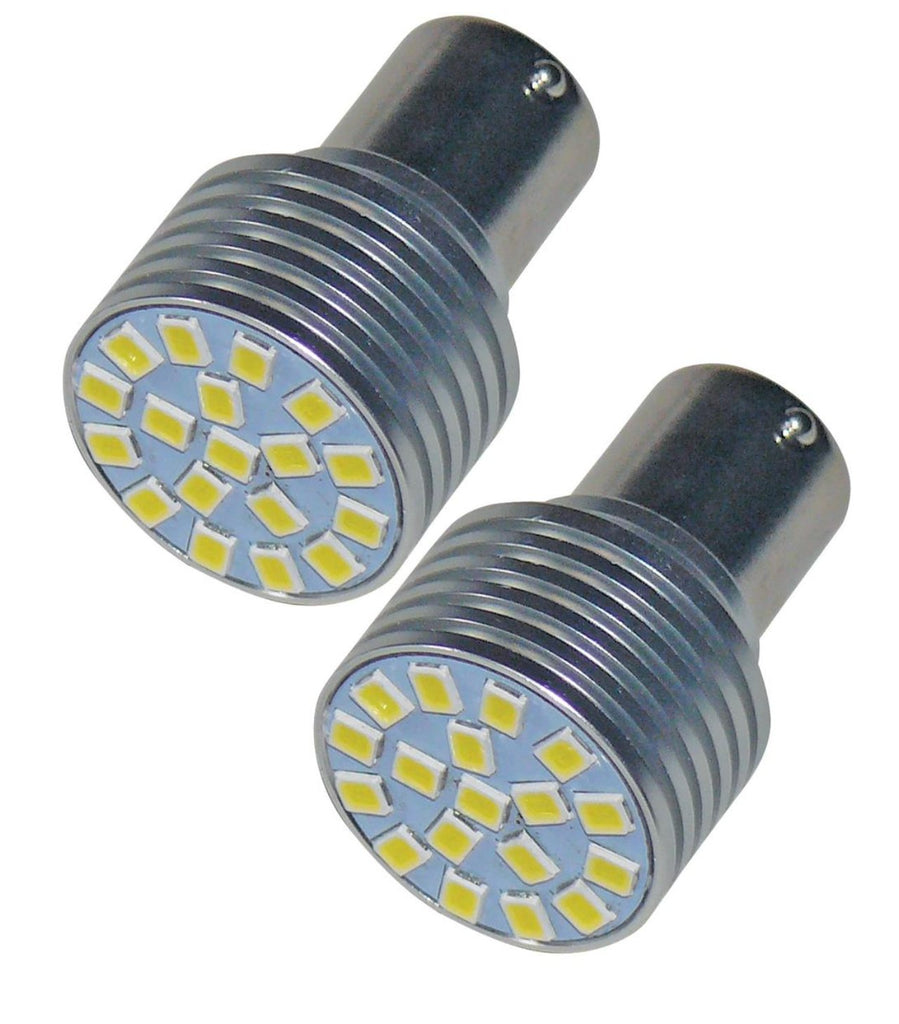 Valterra DG72533VP - 1141/1156/1003 LED Light Bulb - BA15s - 180 Degree - 270 Lumens - Cool White - Qty 2 - Young Farts RV Parts
