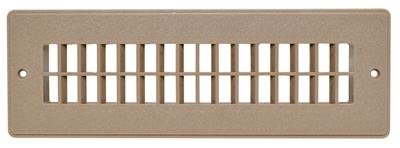 Valterra Heating/ Cooling Register - Rectangular Light Beige - A10-3365VP - Young Farts RV Parts