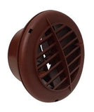 Valterra A10-3352VP Louvered Heating/Cooling Round Register, Brown
