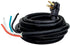 Valterra Power Cord - 50 Amp 25 Feet Length Black - A10-5025ENDBK - Young Farts RV Parts