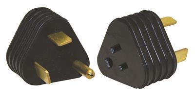 Valterra Power Cord Adapter 30 Amp Male x 15 Amp Female - A10-3015AVP - Young Farts RV Parts