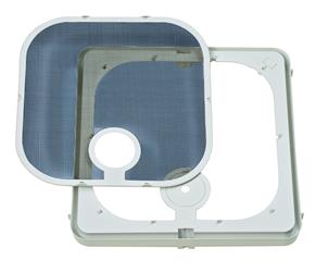 Ventline Roof Vent Screen Frame with Rocker Switch White - BVC0573-31R - Young Farts RV Parts