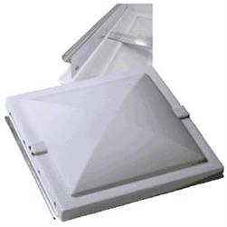 Ventmate 14" x 14" Roof Vent Lid for Prior 1995 (Old Style) Elixir with Pin Hinge White 63116 - Young Farts RV Parts