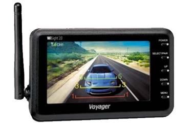 Video Monitor ASA Electronics WVSXM43 Voyager ®, 4.3" Screen, LCD Display, Suction Cup Mount, With Built-In Speaker, Supports Normal And Mirrored Camera Image - Young Farts RV Parts