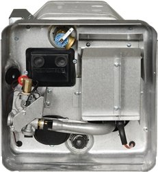 Water Heater Suburban Mfg 5230A Gas-Electric, Model Number SW10DELC, 10 Gallon Tank, Direct Spark Ignition, 1440 Watt, 12000 BTU, 16.22" Height x 16.22" Width x 20.5" Depth Overall Dimensions/ 16.38" Height x 16.38" Width x 20.5" Depth Cutout Dimensions, - Young Farts RV Parts