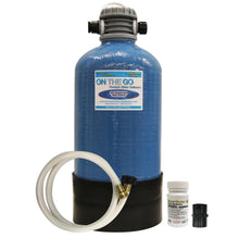 Load image into Gallery viewer, Water Softener On The Go OTG3-NTP-1DS Single Tank, 16000 Grains Removal Capacity, 9-1/2&quot; Diameter x 22&quot; Height Softener Tank Size/ 32 Pounds Overall Weight, Regeneration Time 30 Minutes - Young Farts RV Parts