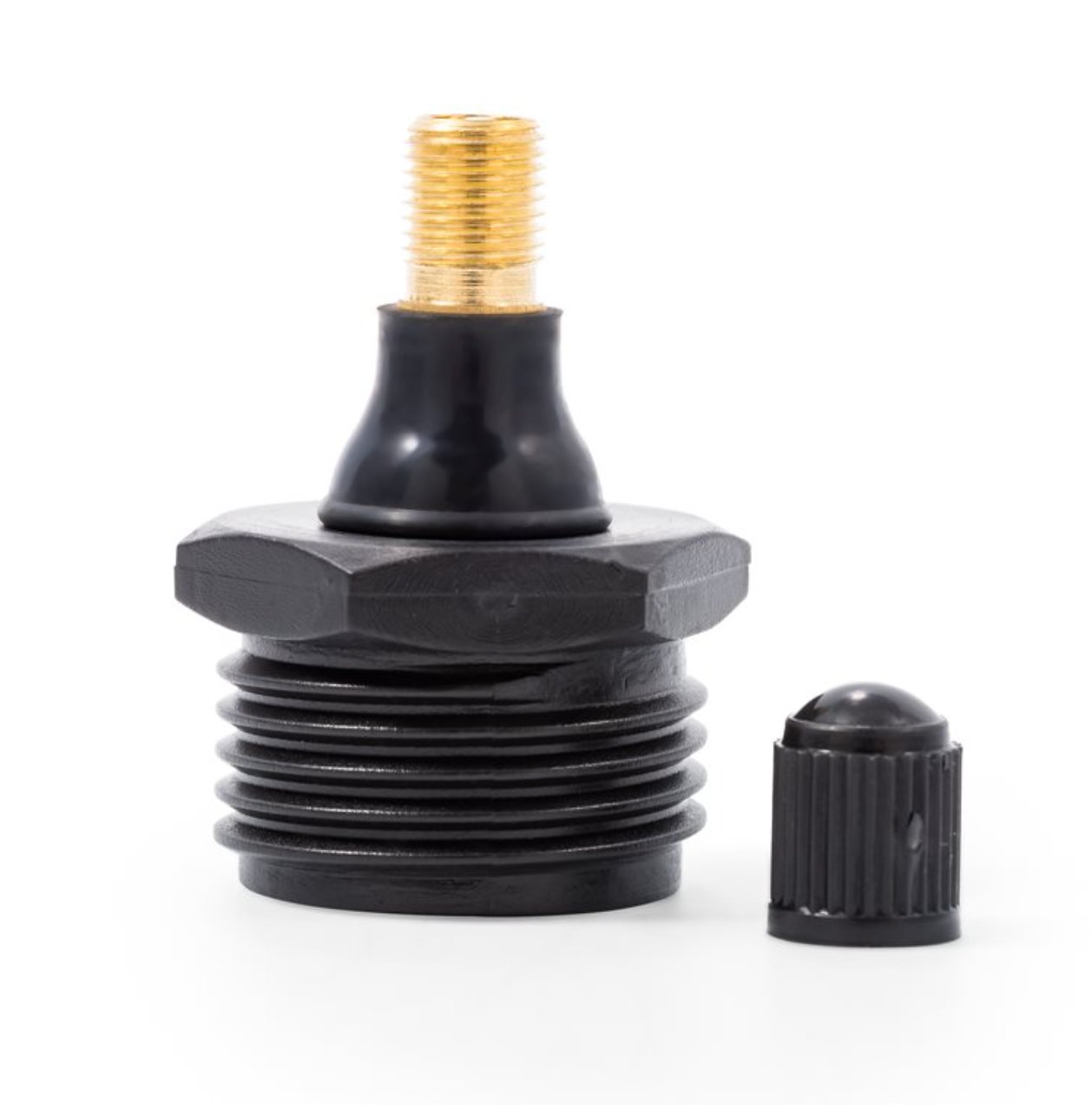 Water System Blow Out Plug Camco 36133 Fits RV Fresh Water Inlet To Clear Water Lines Prior To Winterizing, With Schrader Valve Connection For Connecting Compressor, Plastic - Young Farts RV Parts