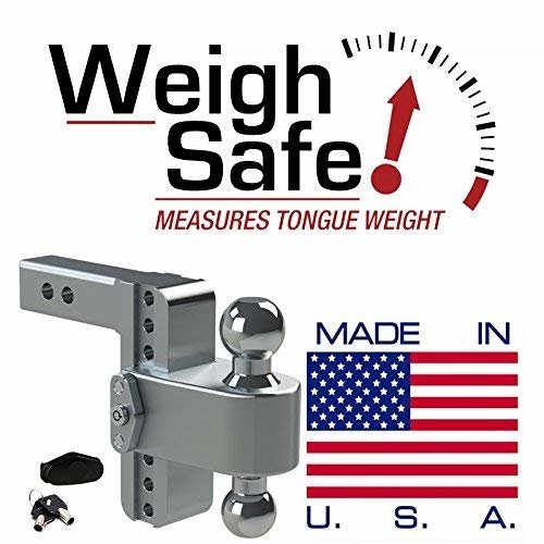 Weigh Safe CTB6-2 - Turnover Ball 6" Drop Hitch with 2" Shank - Young Farts RV Parts