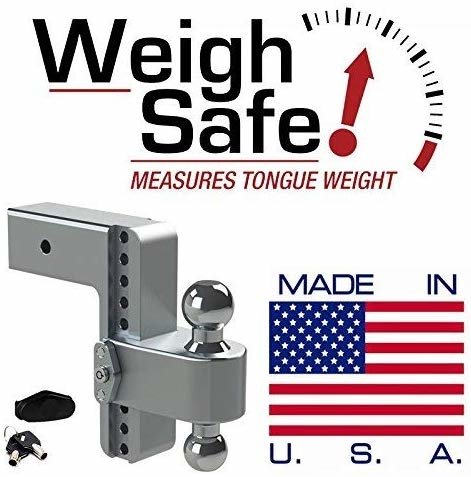 Weigh Safe CTB8-2 - Turnover Ball 8" Drop Hitch with 2" Shank - Young Farts RV Parts