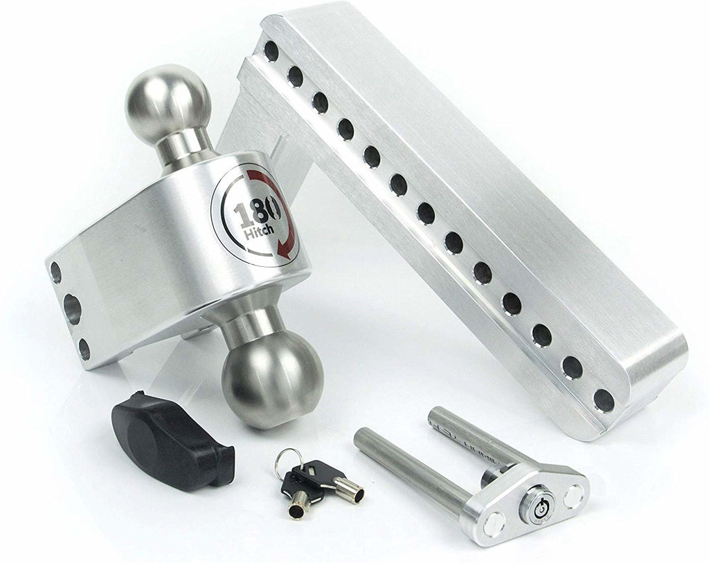 Weigh Safe LTB10-2 - Turnover Ball 10" Drop Hitch with 2" Shank - Young Farts RV Parts