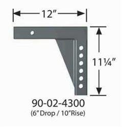 Weight Distribution Hitch Shank Equal-i-zer 90-02-4300 2