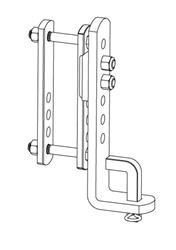 Weight Distribution Hitch Sway Control Kit Fastway Trailer Products 95-01-5600 Replacement L Bracket/ Pin And Clip/ Inner And Outer Link Plate/ Hardware - Young Farts RV Parts
