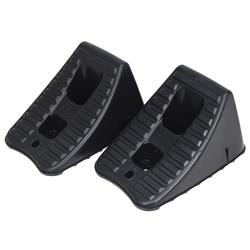 Wheel Chock Hopkins MFG 11930MIE FloTool, Use With 20" Wheel or Smaller, Grey, Polypropylene - Young Farts RV Parts