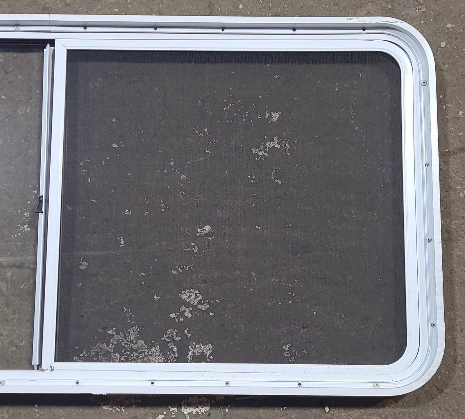 White Radius Opening Window : 53 1/4