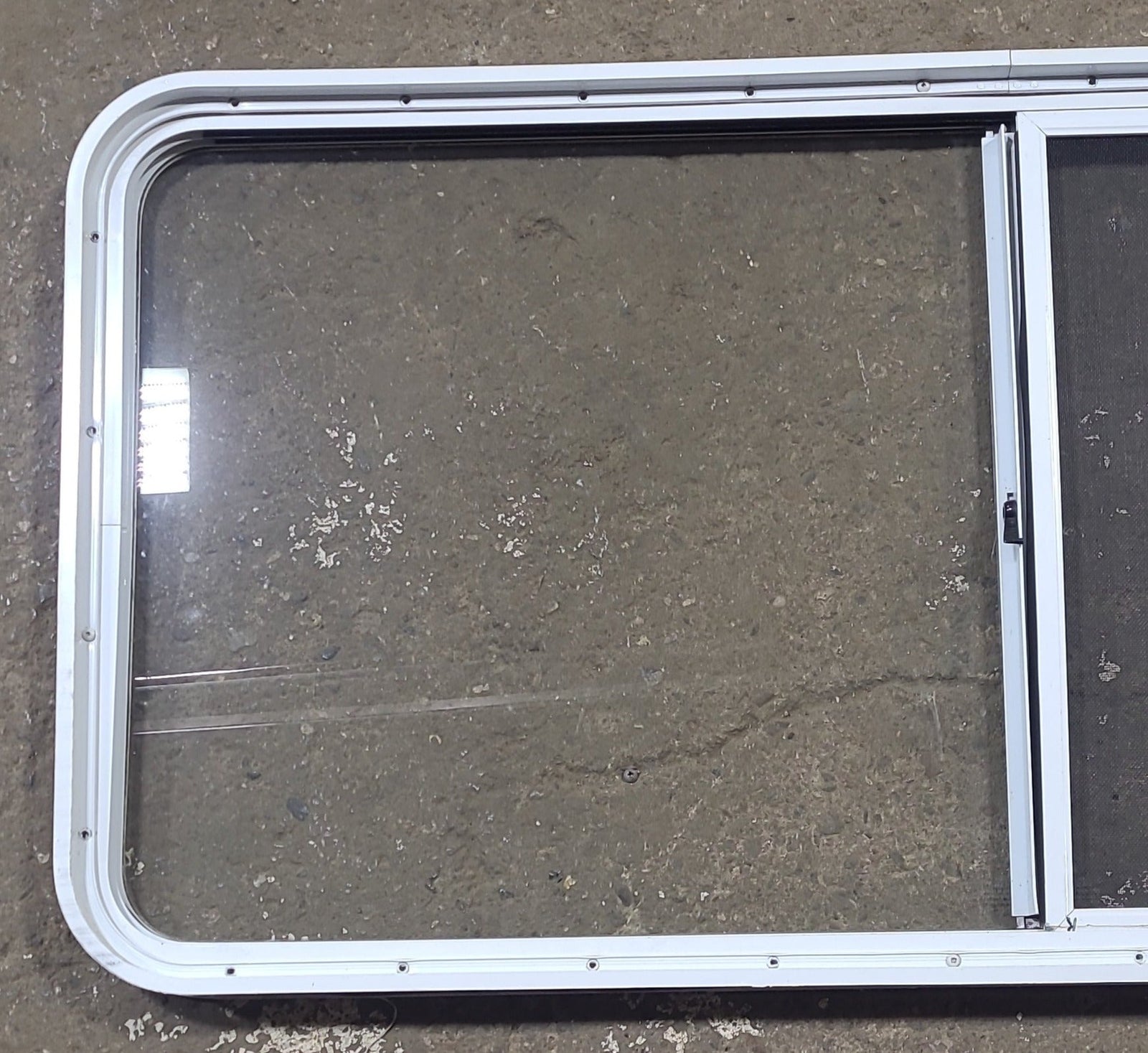 White Radius Opening Window : 53 1/4