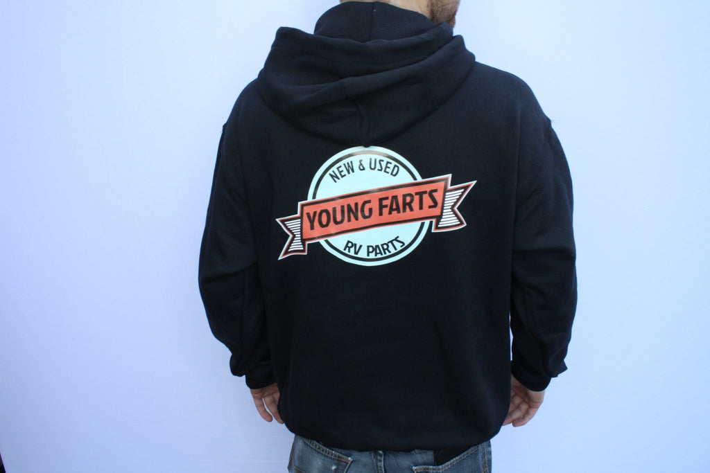 WHITE Young Farts Hoodie - Young Farts RV Parts