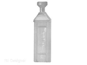 Window Curtain Glider RV Designer A108 Use With Internal Slide Tracks (A206 And A206W)/ Ceiling Track Or Wall Track (A207); Small Sew In Type; White - Young Farts RV Parts