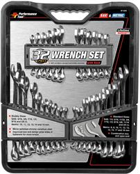 Wrench Performance Tool W1099 Combination And Stubby, 1/4