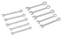 Wrench Performance Tool W30682 MET Ignition Wrench Set, 4 Millimeter/ 4-1/2 Millimeter/ 5 Millimeter/ 5-1/2 Millimeter/ 6 Millimeter/ 7 Millimeter/ 8 Millimeter/ 9 Millimeter/ 10 Millimeter/ 11 Millimeter, Polished Chrome Plated, Set Of 10 - Young Farts RV Parts